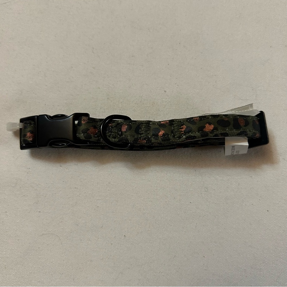 XS Cheetah Print Dog Collar